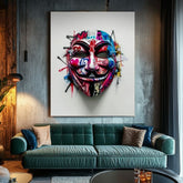 Immagine ANONYMOUS MASK | Tela italiana | dimensioni diverse